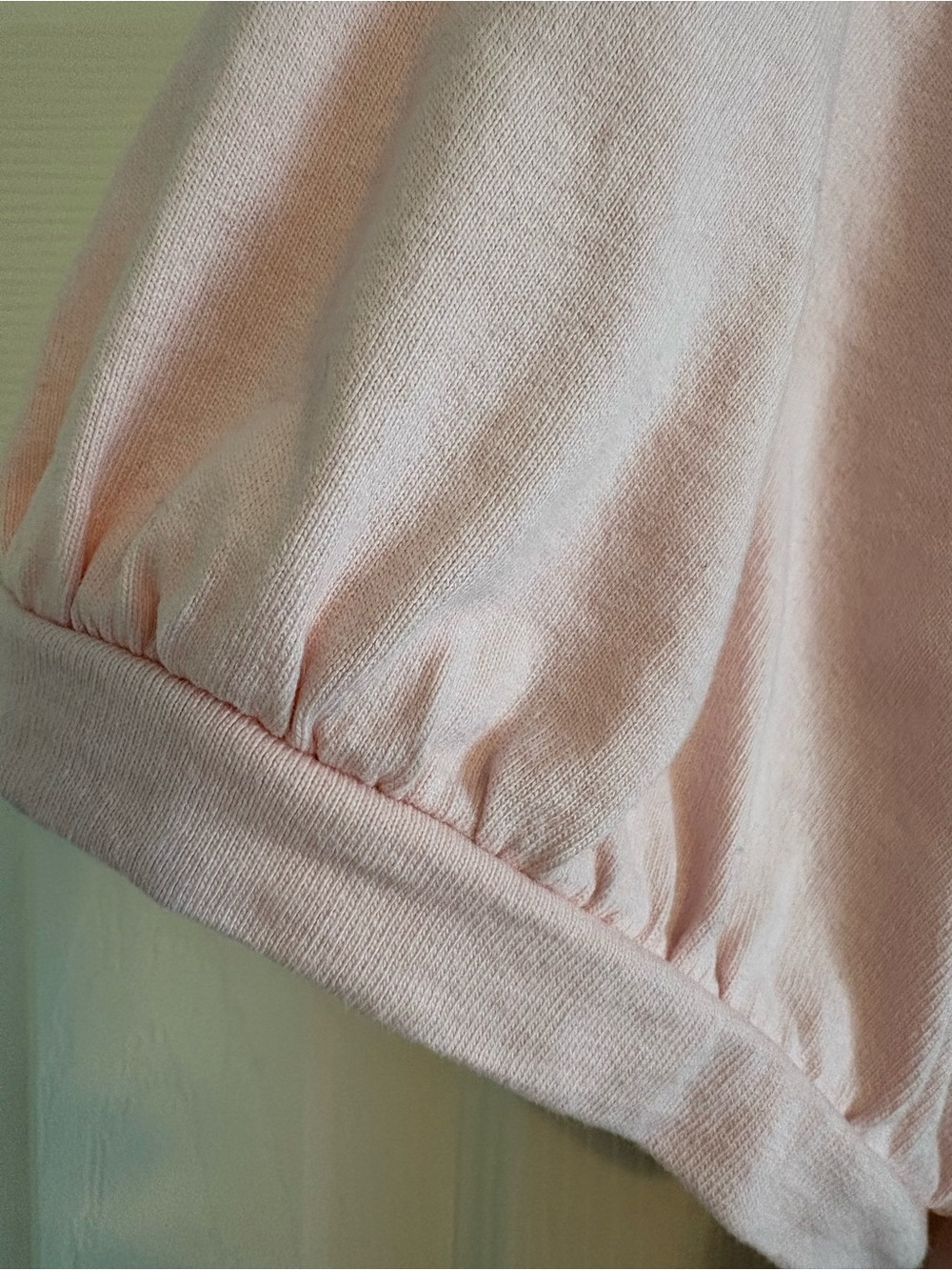Madewell Pink French Terry Puff Sleeve Dress | 100% Cotton | Size XL - Picture 5 of 8